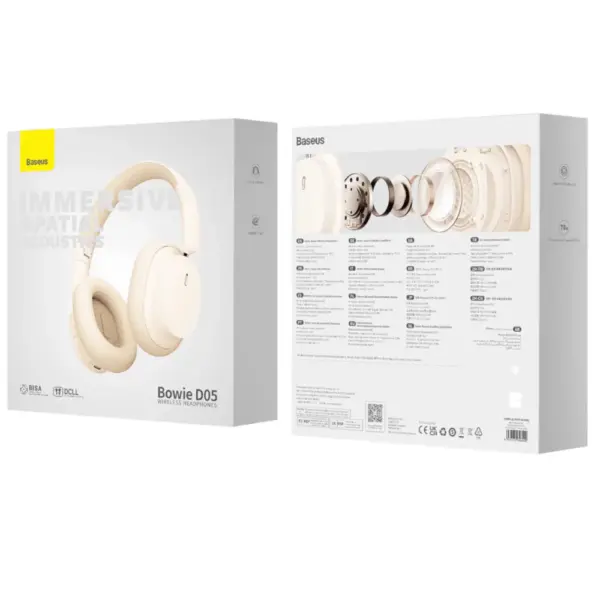 BASEUS BOWIE D05 WIRELESS HEADPHONES | ROSE GOLD